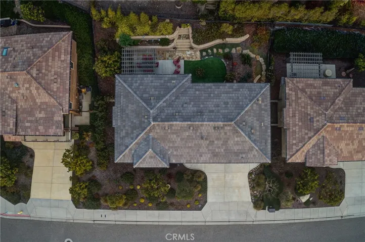 aerial view of roof