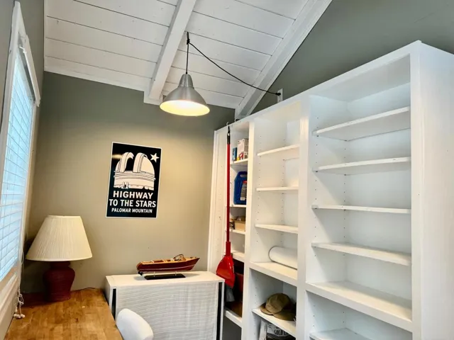 Lots of storage plus a hide-a-bed for a guest.