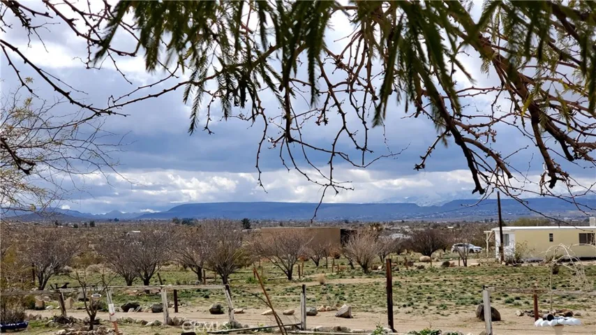 Looking towards Pioneertown from outside the rec. cabins westside.