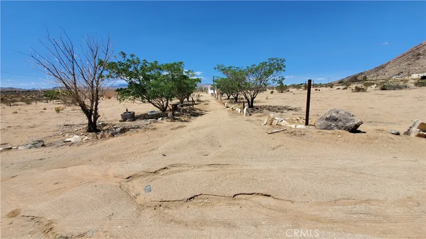 The cut over from the rec. cabin driveway to the mobile.
