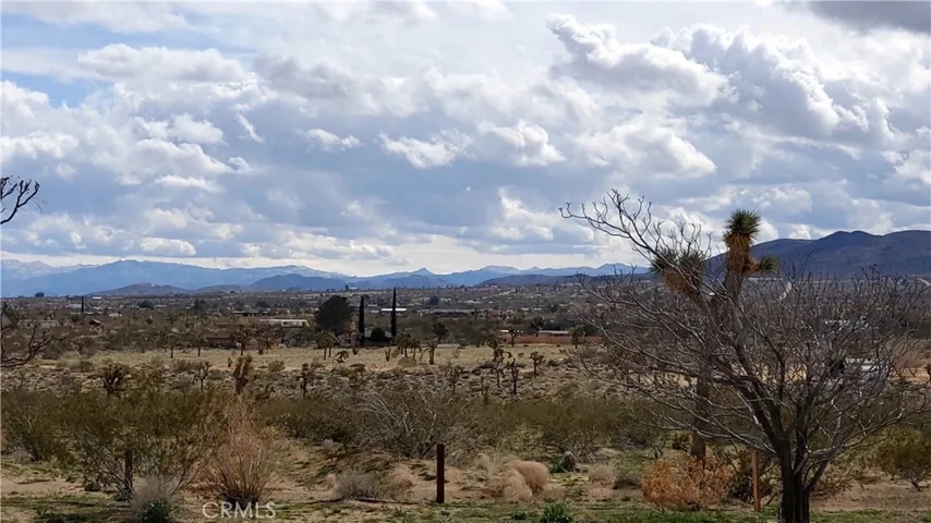 Joshua Tree National Park in the distance.
