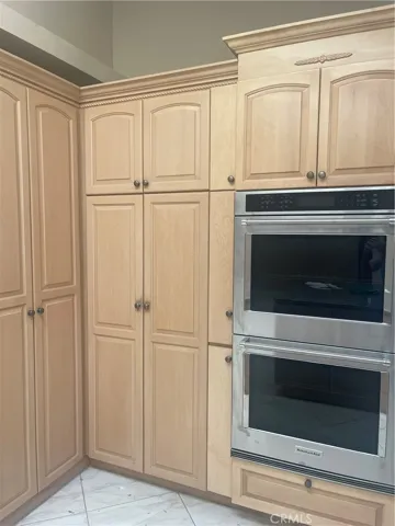 Double pantries with pullout drawers