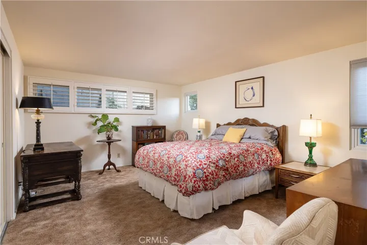 Lower level guestroom