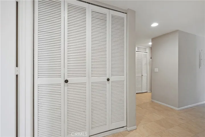 Closet for washer & dryer