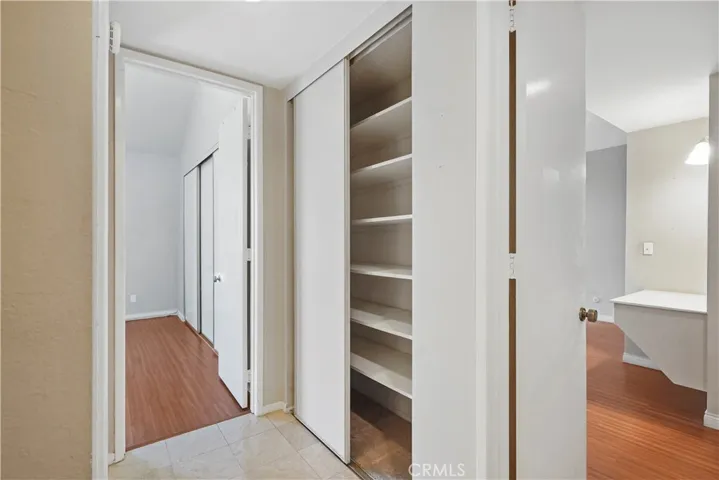 Hallway closet/shelves