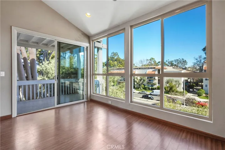 Balcony off of living room