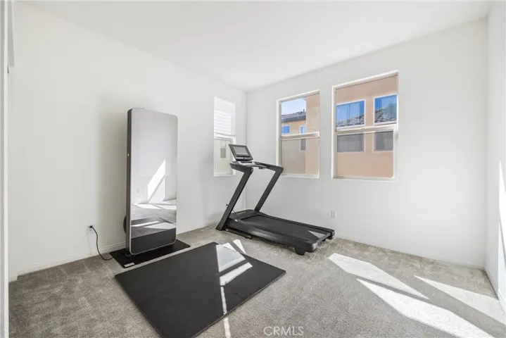 Bedroom #4 currently used as home gym