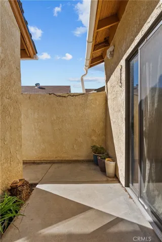 Master bedroom patio