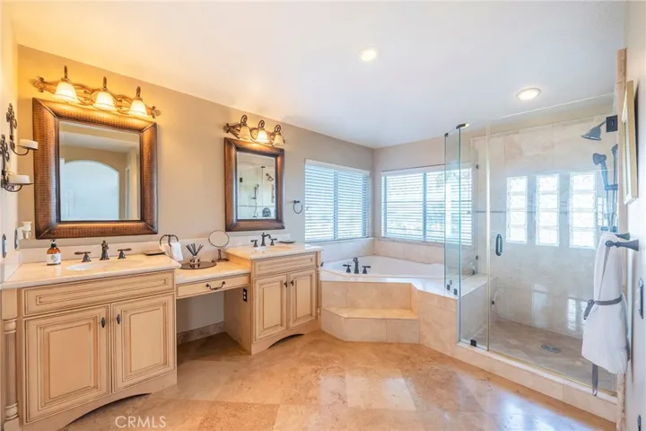 Primary Bath with newer cabinetry