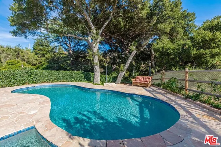 Fenced pool