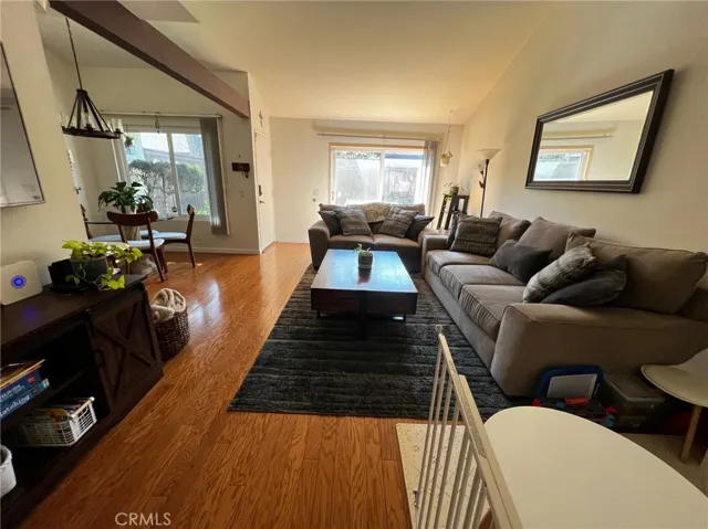 Living room looking toward front entrance.