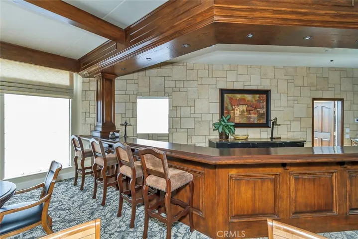 Clubhouse lounge.