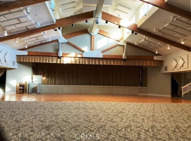 Clubhouse auditorium.