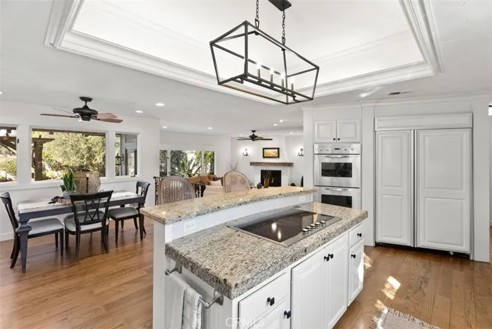 Kitchen Features Island Seating and Kitchen Nook Dining