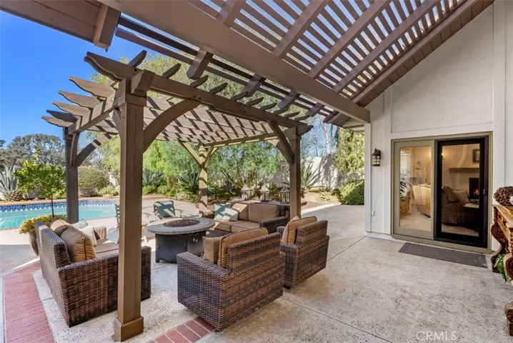 Expansive Patio with several gathering areas