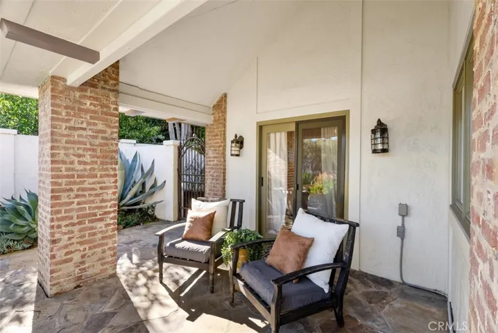 Patio off of 
Back Bedroom