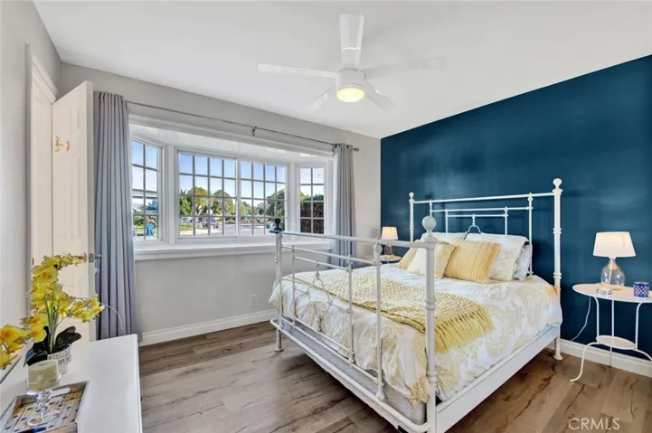 Downstairs Primary Suite with Bay Window