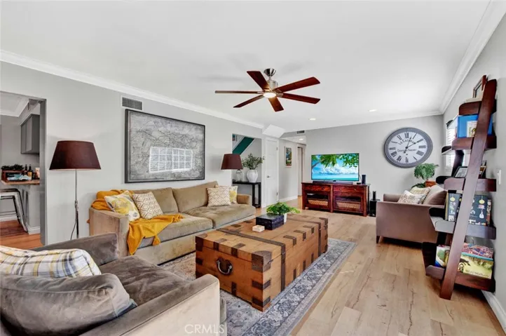 Great-Room Style Living Room, Dining Room, Open to Kitchen