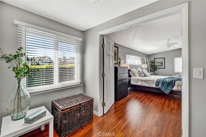 Upstairs Landing Area. Double Door Entry to Upstairs Primary Bedroom