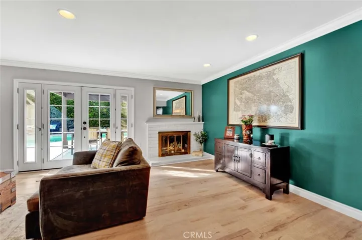 Living Room with Fireplace