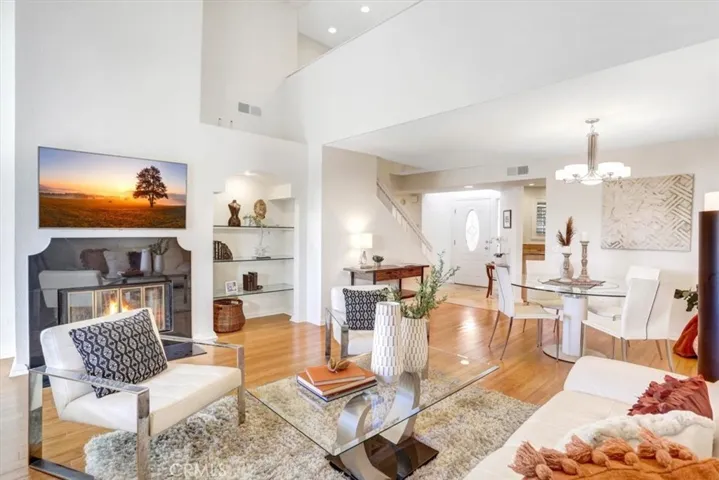 Freshly painted throughout and wood flooring in the main living areas.
