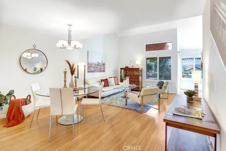 The dining & living rooms provide ample space for larger gatherings.