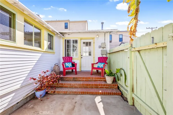 Backyard patio