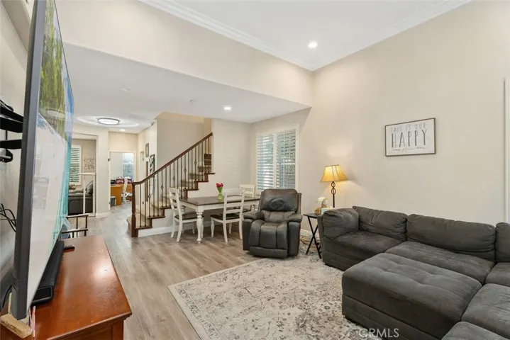 Living room with full sectional
