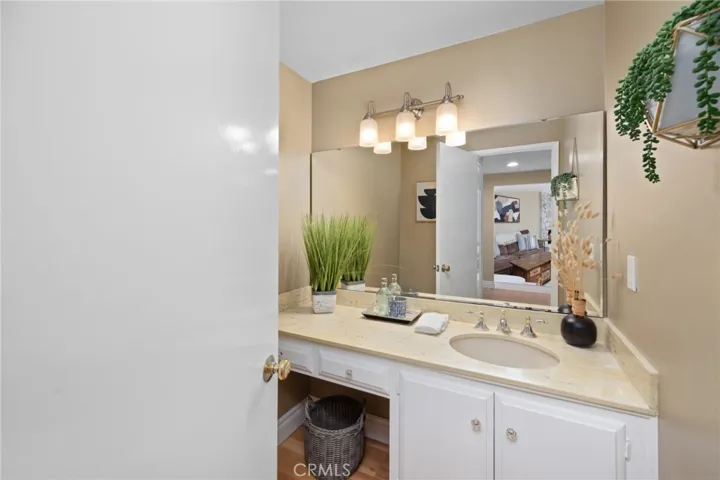 Downstairs powder room