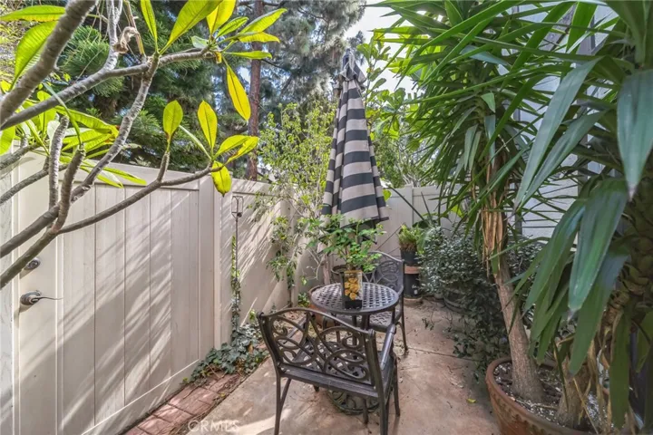 Enclosed patio outside of first floor bedroom/office #2