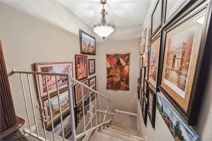 Stairway leading to 2nd floor.