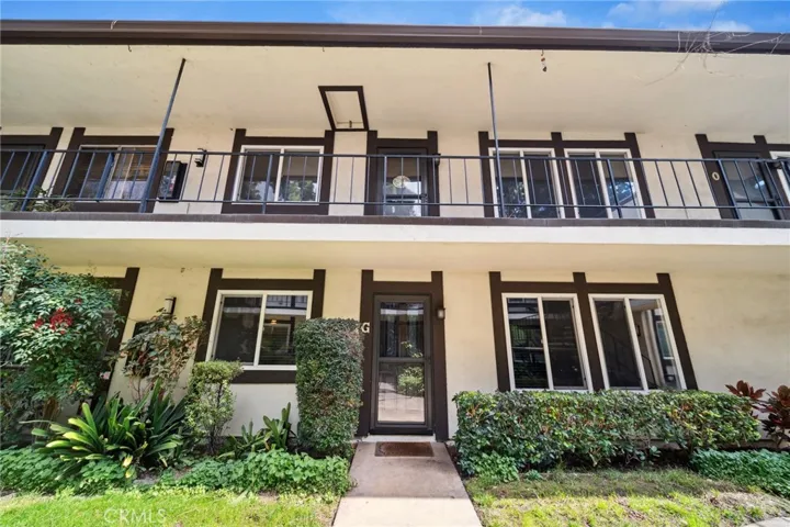 Front of property - first and second floor entries