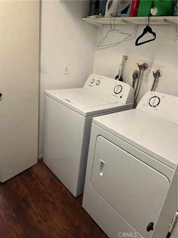 Washer & Dryer In Hallway