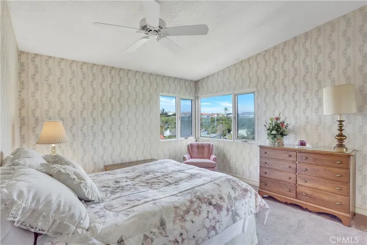 Secondary Bedroom with Ocean and Hills View