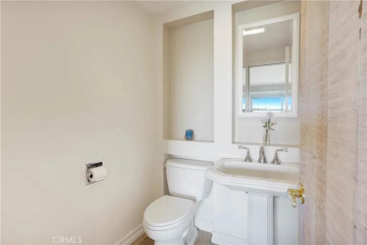 Half Bath off of the Family Room