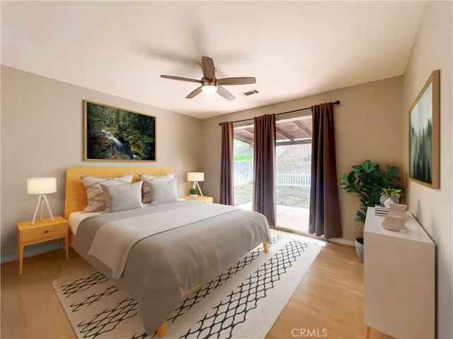 Primary Bedroom - Virtually staged to show the potential of the room
