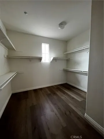 Primary walk in closet