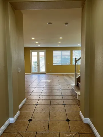 view from front door to living room
