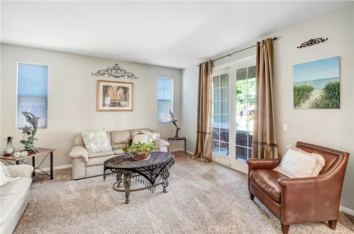 Separate Living Room with French slider to front porch