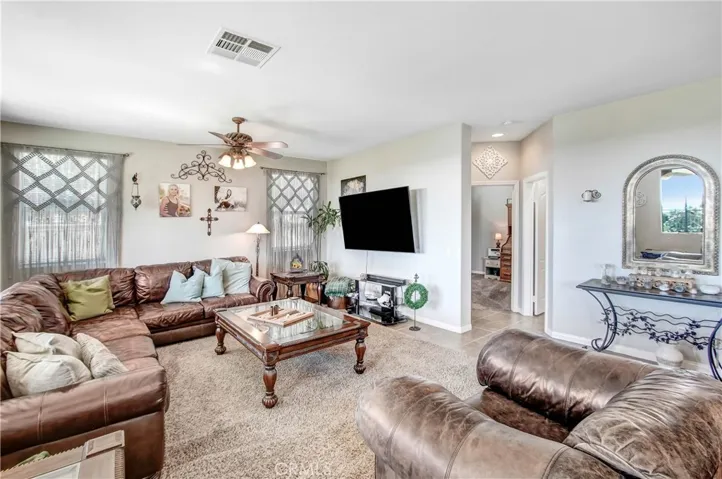 Family room, downstairs bedroom #5 and full bath