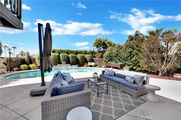 Large Backyard with salt water pool