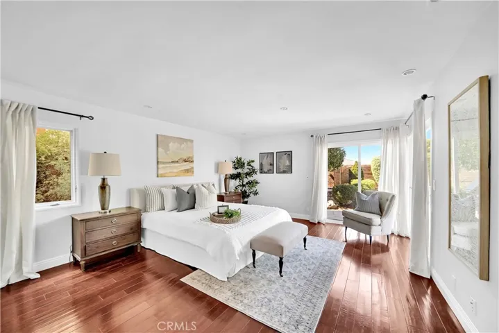 Large Primary Bedroom Downstairs has walk in closet