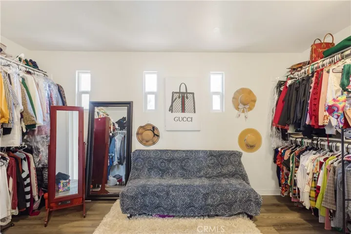 Upstairs Primary Closet