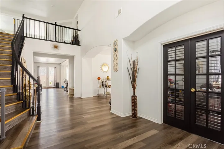 Downstairs Den French Doors