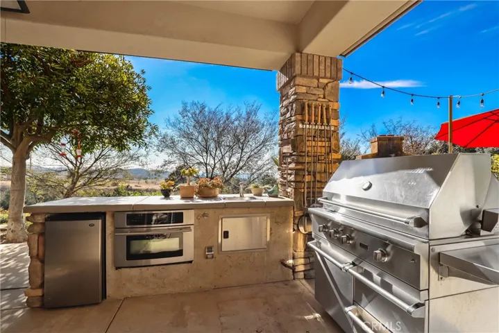 main floor outdoor kitchen