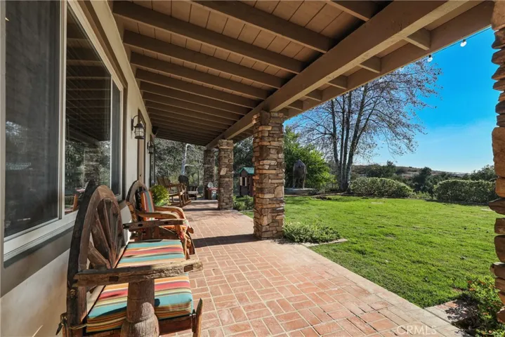 lodge front porch