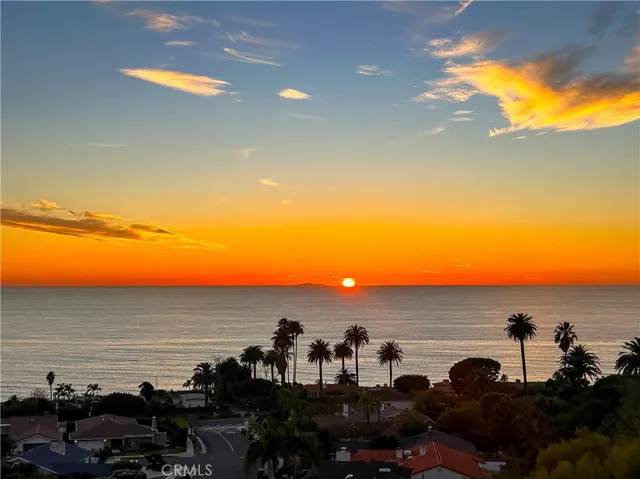 Sunset behind Santa Barbara Island