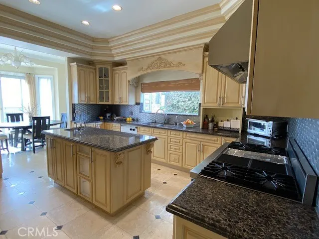 Gourmet Kitchen Island/Viking Stove

