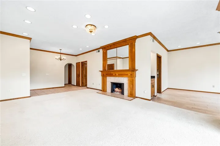 Very open floor plan, open into a den/TV area