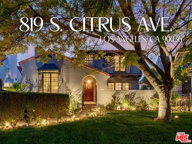 819 S Citrus Avenue, Los Angeles, California 90036